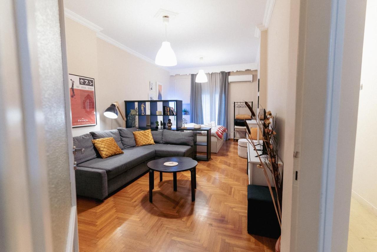 Charming 85Sqm Apartment With Panoramic City-Views Thessaloniki Exterior photo