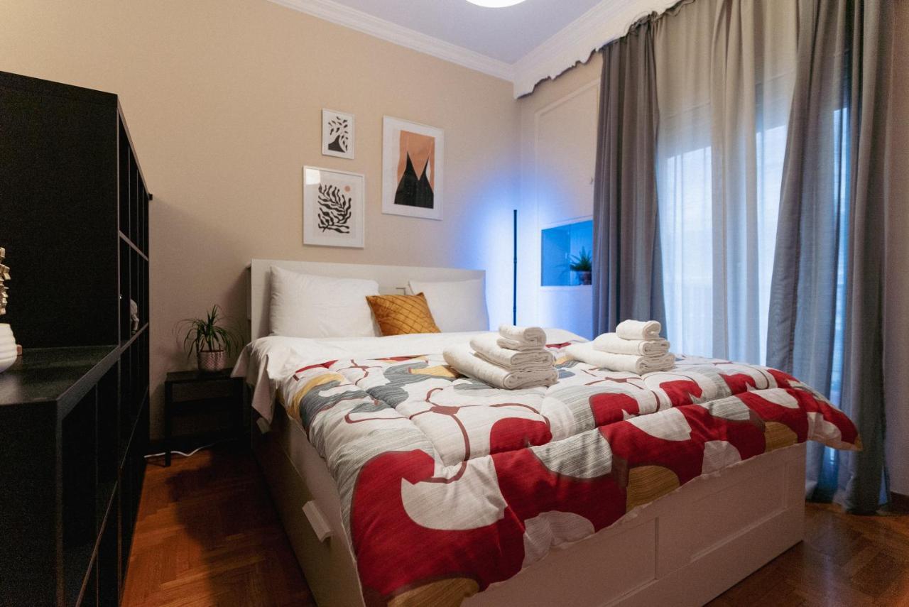 Charming 85Sqm Apartment With Panoramic City-Views Thessaloniki Exterior photo