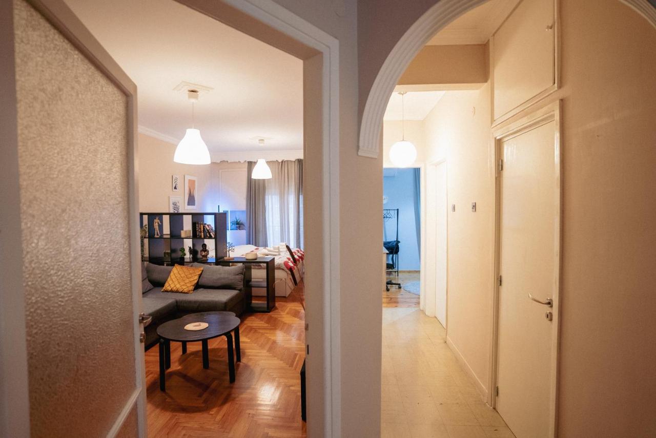 Charming 85Sqm Apartment With Panoramic City-Views Thessaloniki Exterior photo
